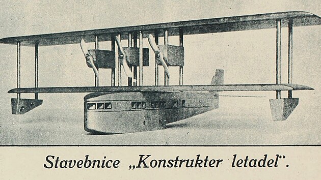 Stavebnice Konstruktr letadel z roku 1927