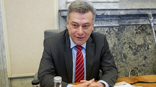 Ministr spravedlnosti Pavel Blaek ped jednnm vldy 20. prosince 2023