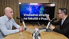 Host ve studiu Martin Svozil (vlevo), bývalý len URNA, lektor kurz zamených...