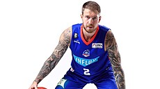 eský basketbalista Patrik Auda v dresu japonského týmu Aomori