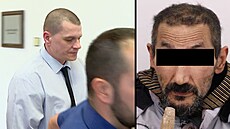Obžalovaný Leoš Kubát (vlevo) podle obžaloby zavraždil nevidomého muže tím, že...