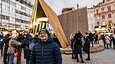 Ond�ej �ib�ina na váno�ních trzích v Brn� provozuje Pun�ové bary v�etn� toho...