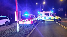 V Brn� v Jihlavské ulici se srazily dv� tramvaje. Celkem dev�t lidí se zranilo....