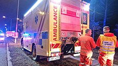 V Brn� v Jihlavské ulici se srazily dv� tramvaje. Je n�kolik zran�ných. Na...