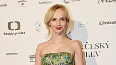 Jana Plodková v modelu z dílny módní návrhá�ky Zuzany Kubí�kové