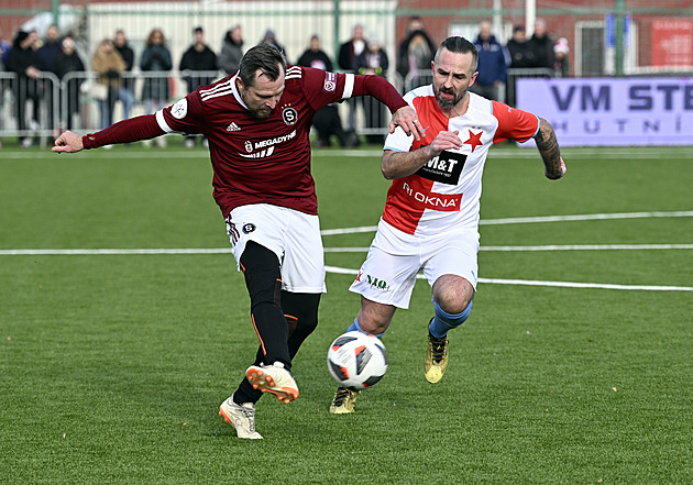 Silvestrovské derby opět ovládla Sparta. Hattrickem zazářil Matějovský