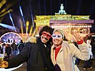 Oslavy nového roku v nmeckém Berlín (31. prosince 2023)