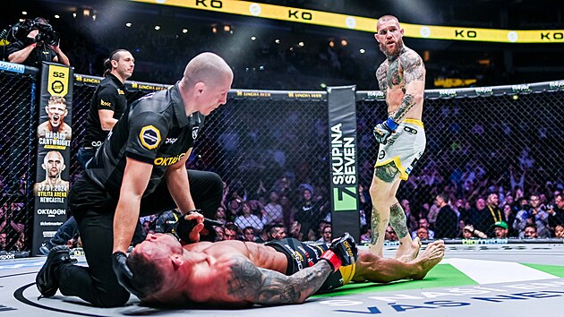 Nejvt ok v historii Oktagonu. Slovensk MMA zpasnk Samuel Kritofi knokautoval Karlose Vmolu u po minut a 48 vteinch.