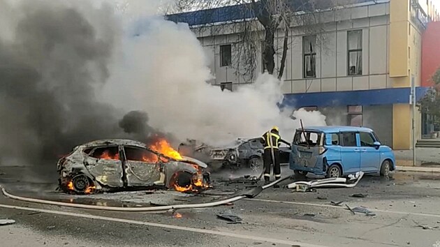 Pi rozsáhlém ukrajinském ostelování ruského Belgorodu v sobotu zahynulo...