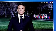 Francouzský prezident Emmanuel Macron pednesl tradiní novoroní projev. (31....