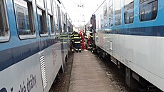 V Chlumci spadl mu� do koleji�t� a srazil ho vlak. Z�ejm� byl opilý. (31....