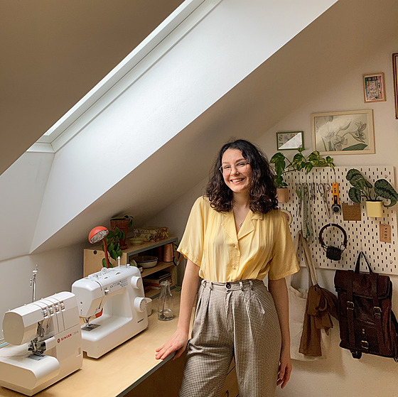 Veronika Du�ková se jako zastánkyn� udr�itelné módy odst�ihla od obchod� a...