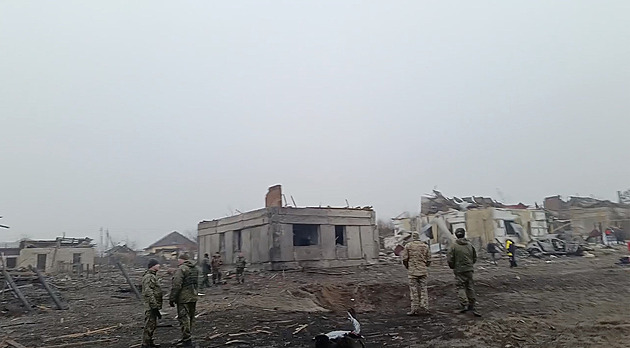 Rusko při rozsáhlém útoku na Ukrajinu zasáhlo vlastní vesnici