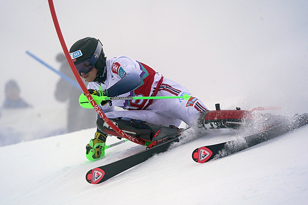 Slalomu v Adelbodenu kralují po prvním kole Norové Olsen a McGrath