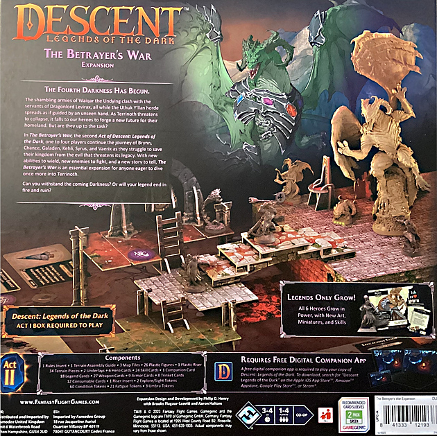 RECENZE: Descent: The Betrayer’s War je velmi chytlavá 3D deskovka