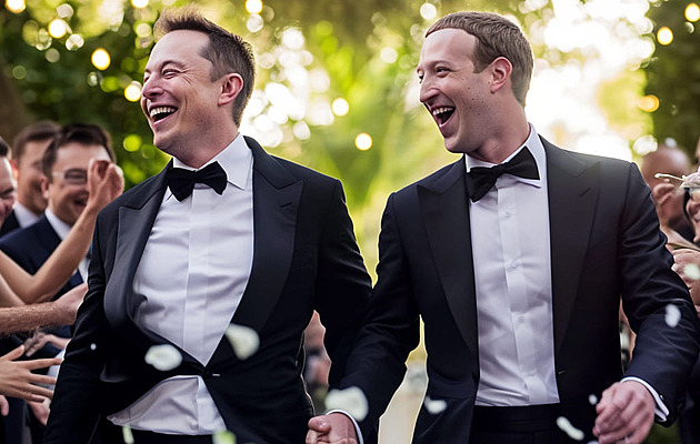 Fotky ze svatby Muska a Zuckerberga obletěly svět. Veselka se ale nekonala