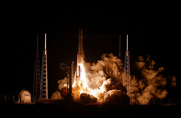 První let rakety Vulcan vyslal na cestu modul, který přistane na Měsíci
