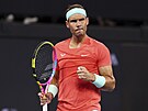 Radost panlského tenisty Rafaela Nadala z výhry ve druhém kole na turnaji v...