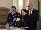 Milena Králíková, rektorka Univerzity Karlovy se sela se zástupci vysokých...
