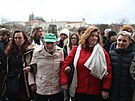 Pochod nazvaný Penesení svtla, který je první akcí iniciativy Msíc pro...
