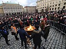Pochod nazvan Penesen svtla, kter je prvn akc iniciativy Msc pro...