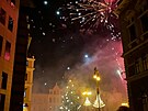 Oslavy píchodu nového roku v Liberci a Karlových Varech