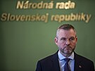 Pedseda slovenského parlamentu a éf strany Hlas-SD Peter Pellegrini (8. ledna...