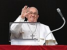 Pape Frantiek ve Vatikánu pednesl svj novoroní projev. (1. ledna 2024)