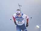 eský biatlonista Jakub tvrtecký ve sprintu Svtového poháru v Oberhofu.