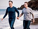Elon Musk a Mark Zuckerberg na romantických snímcích vytvoených s pomocí umlé...