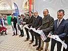 Slavnostní otevení budovy hlavního nádraí v Plzni po rekonstrukci (4. ledna...