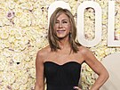 Jennifer Anistonová na Zlatých glóbech (Los Angeles, 7. ledna 2024)