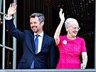 Dánský korunní princ Frederik a královna Margrethe II. (Koda, 26. kvtna 2018)