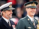 Dánský korunní princ Frederik a princ Joachim (Korsoer, 29. srpna 2022)