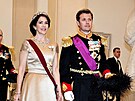 Dánská korunní princezna Mary a korunní princ Frederik (Koda, 28. bezna 2017)