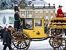 Dánská královna Margrethe II. pi poslední jízd koárem coby panovnice zem...