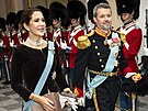 Dánská korunní princezna Mary a korunní princ Frederik (Koda, 4. ledna 2024)
