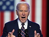 Americký prezident Joe Biden v Pensylvánii (5. ledna 2024)