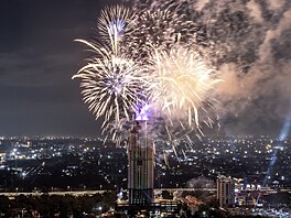 Novoroní oslavy v keském Nairobi (1. ledna 2024)