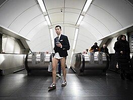 V britském Londýn se uskutenila akce Jízda metrem bez kalhot. (7. ledna...