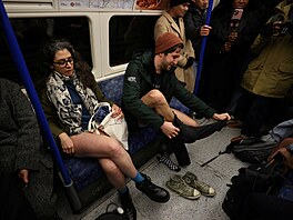 V britském Londýn se uskutenila akce Jízda metrem bez kalhot. (7. ledna...