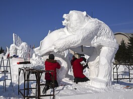 Mezinárodní festival ledu a snhu v Harbinu je kadoroní zimní slavnost...