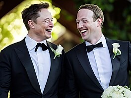 Svatba Elona Muska a Marka Zuckerberga podle umlé inteligence