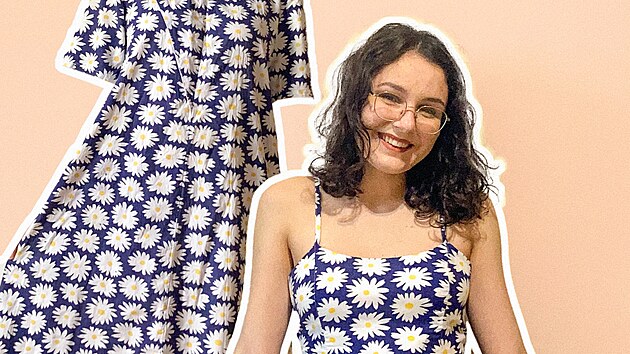 Veronika Du�kov� p�etv��� second hand oble�en� a dokazuje, �e i z t�chto kousk� lze vytvo�it stylov� outfity.