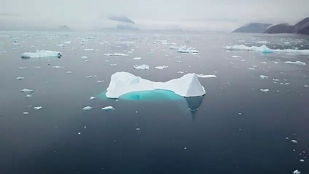 Nejist led na svt pmo z nedotench ledovc Grnska.