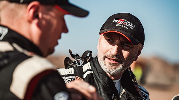 Tom Ouednek ped startem Rallye Dakar 2024