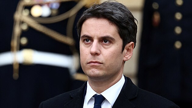 Francouzský premiér Gabriel Attal (9. ledna 2024)