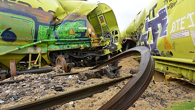 Likvidace prosincov nehody dvou vlak v esk Tebov (5. ledna 2024)