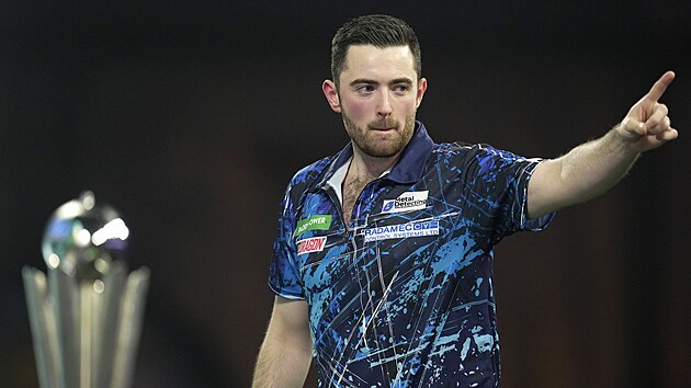 Luke Humphries ve fin�le �ipka�sk�ho mistrovstv� sv�ta