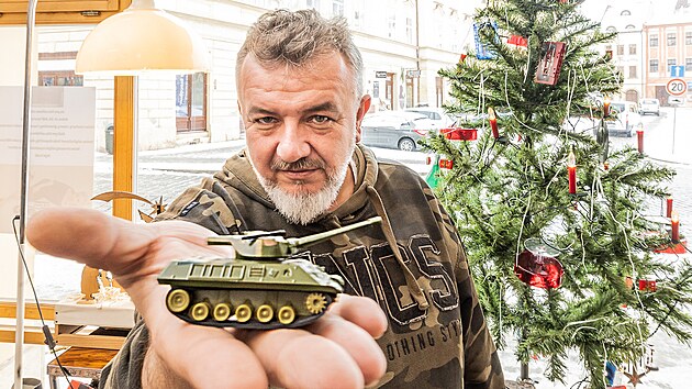 Martin Ondr��ek, kter� se pod�l� na iniciativ� D�rek pro Putina.